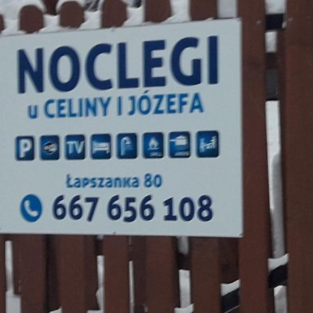 Noclegi U Celiny I Jozefa Lapszanka Exteriér fotografie